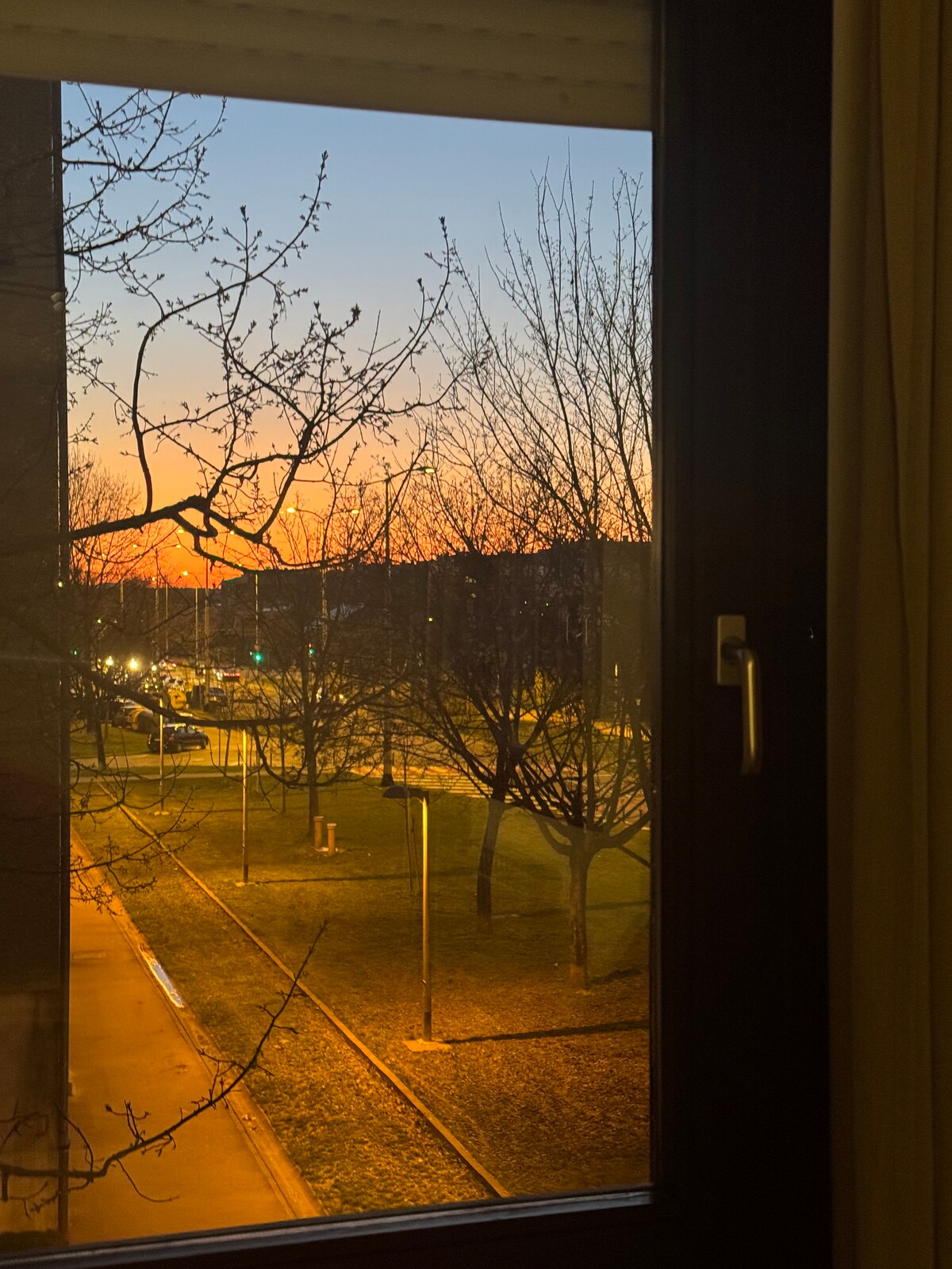 Sunset from the balcony